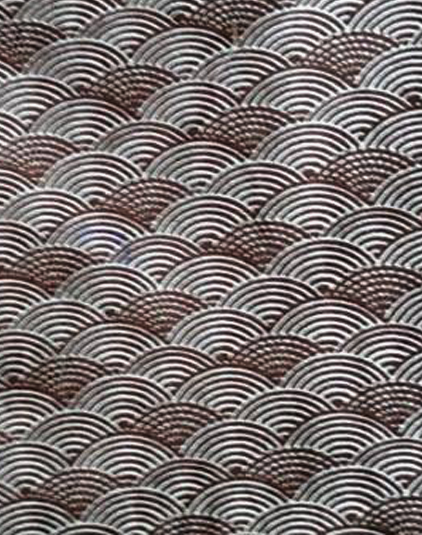 Trousse japonaise motifs vagues Nami - NAMI AOMI